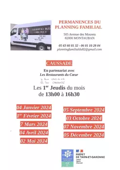 Permanences Planning Familial à Caussade